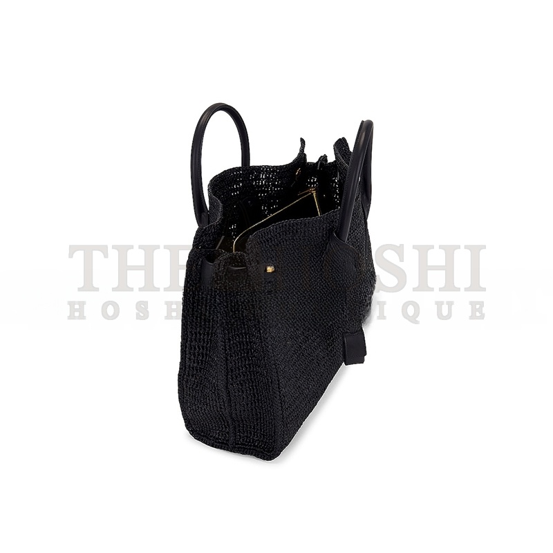 Y51 SAC DE JOUR S*pPLE IN RAFFIA AND LEATHER-MEDIUM 751499GAADY1000 (41*28*13cm) Master Quality